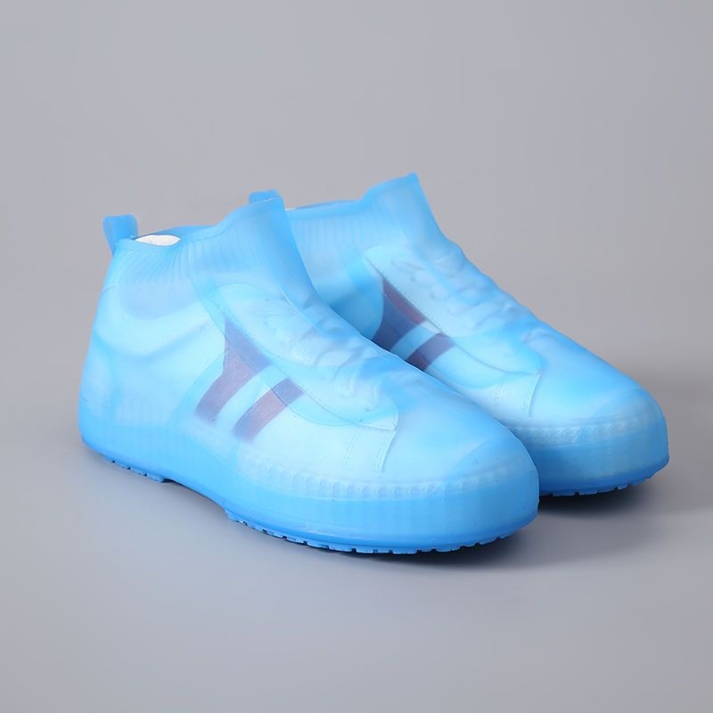 Κάλυμμα παπουτσιών από σιλικόνη για άνδρες και γυναίκες, αδιάβροχο, αντιολισθητικό, ανθεκτικό στη φθορά, παχύτερο.