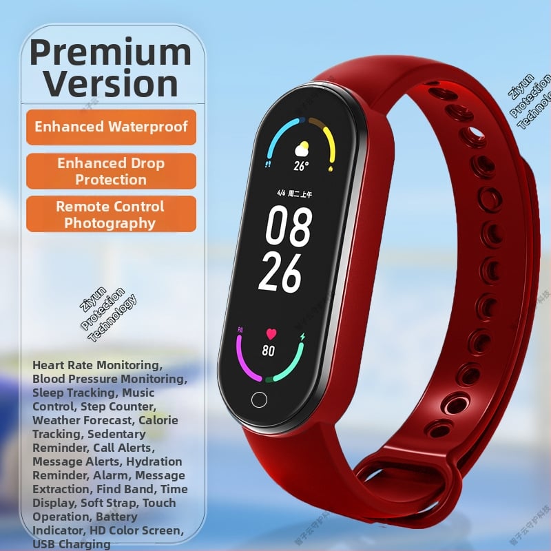 10η γενιά έξυπνο βραχιόλι-ρολόι για παιδιά, λουράκι σιλικόνης, αδιάβροχο, πλαστικό περίβλημα