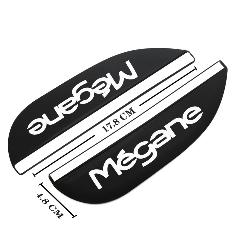 Дъждовен щит за огледалото Renault Zoe, PVC материал, персонализиран, силно залепване