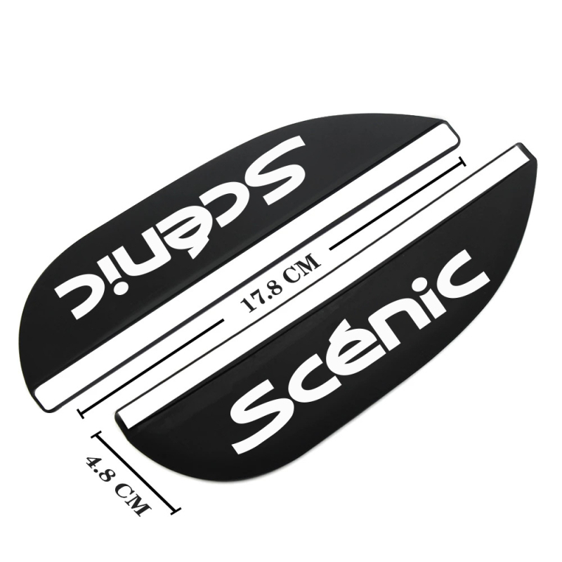 Дъждовен щит за огледалото Renault Zoe, PVC материал, персонализиран, силно залепване