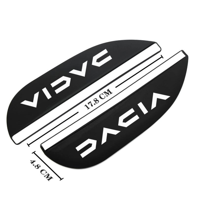 Дъждовен щит за огледалото Renault Zoe, PVC материал, персонализиран, силно залепване