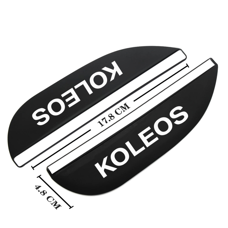 Дъждовен щит за огледалото Renault Zoe, PVC материал, персонализиран, силно залепване