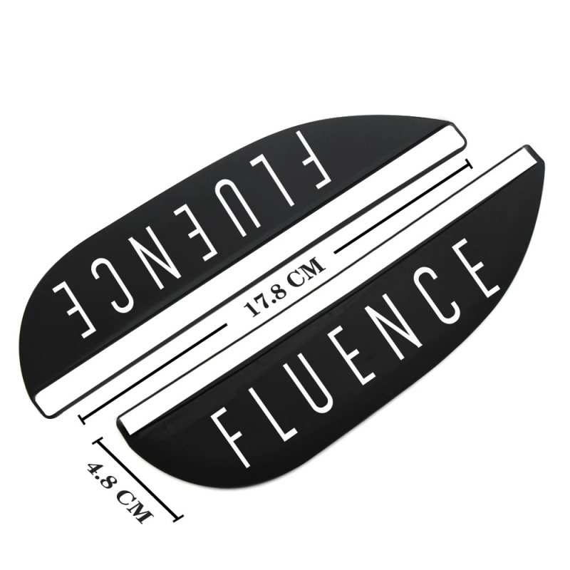 Дъждовен щит за огледалото Renault Zoe, PVC материал, персонализиран, силно залепване