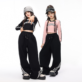 Dječji hip-hop plesni kostim – jesen sezona, poliester tkanina, uzrast 8+, sigurnosna razina B