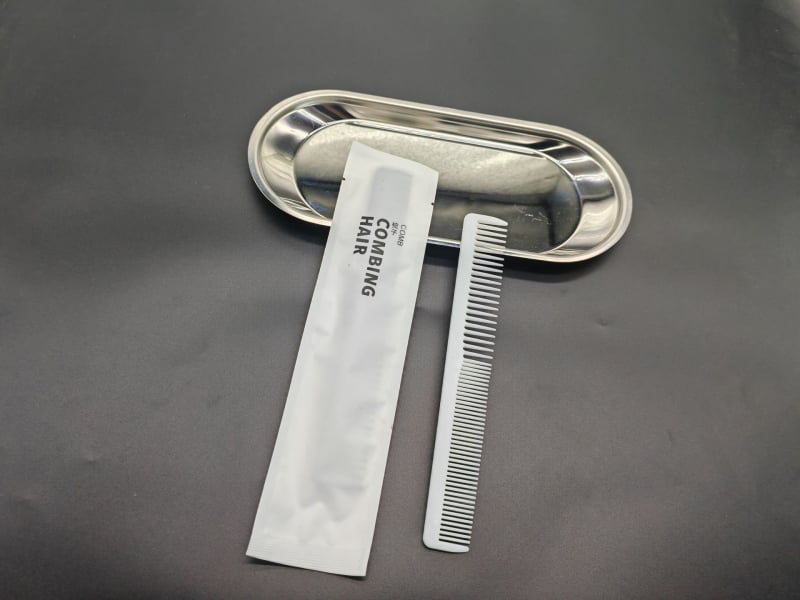 Комплект еднократни хигиенни принадлежности за хотелски стаи, PS пластмаса, биоразградим, печат на лого, персонализация