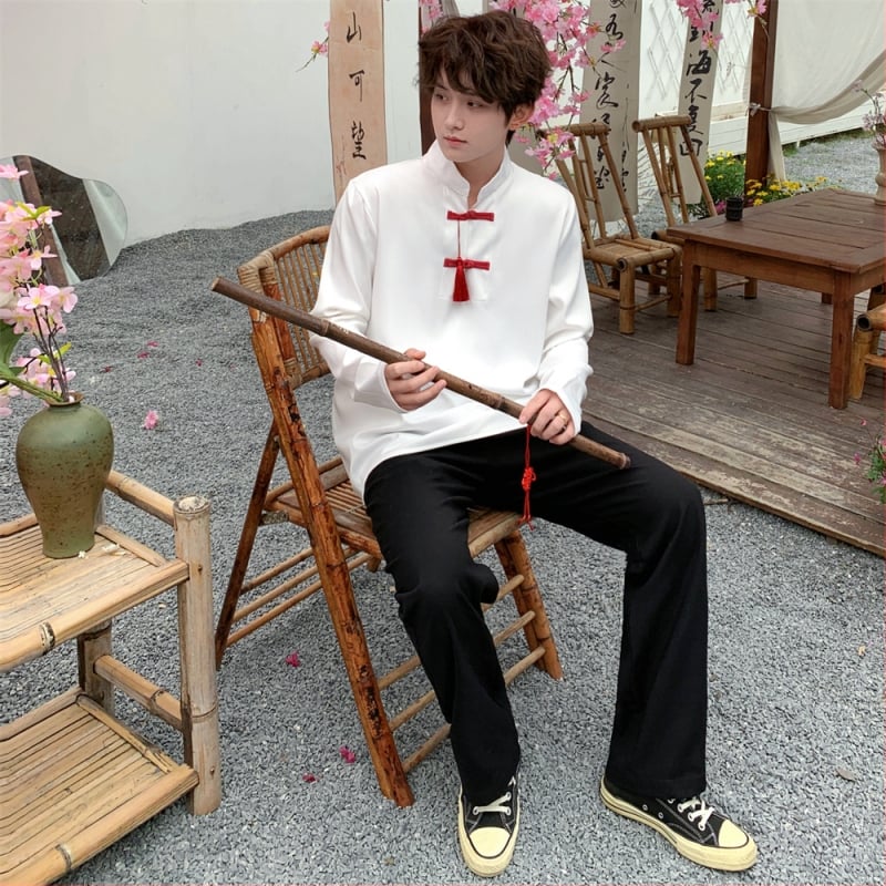 Set Hanfu školske uniforme za scenske nastupe, unisex (poliester; spandeks; 80–90% sadržaja spandeksa; proljeće 2024)