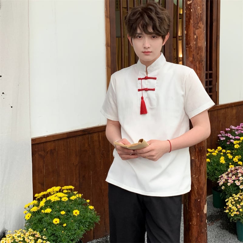 Set Hanfu školske uniforme za scenske nastupe, unisex (poliester; spandeks; 80–90% sadržaja spandeksa; proljeće 2024)
