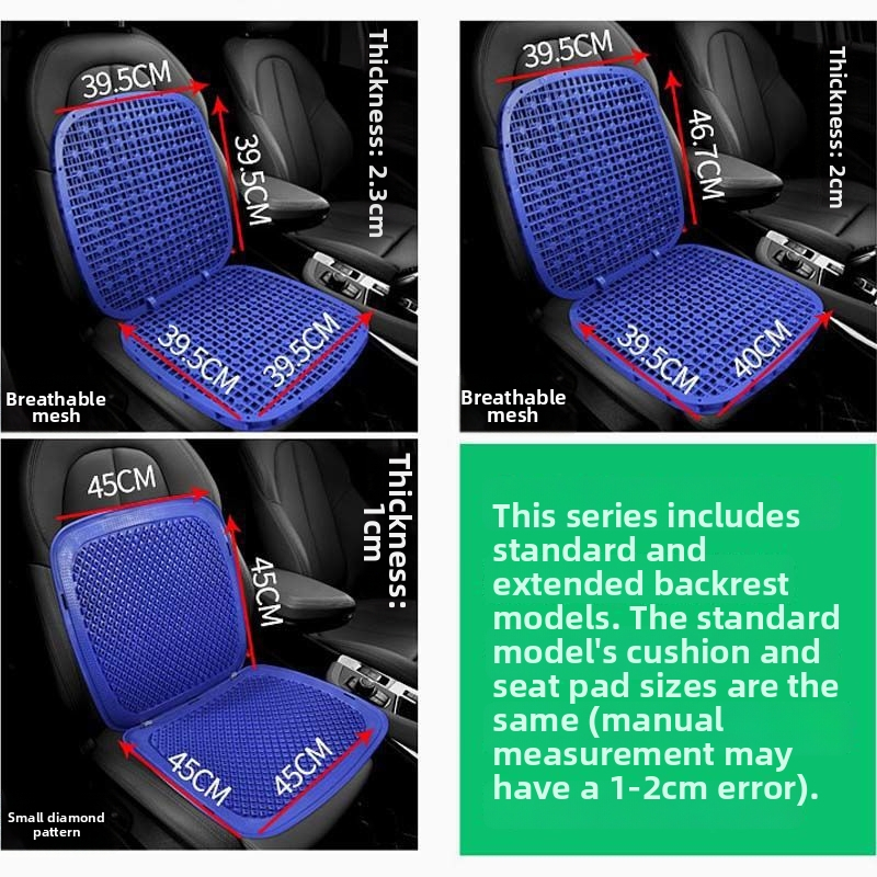 Sedacia podložka do auta z PVC, priedušná, pre malé nákladné auto, forklift a bagru; jeden kus