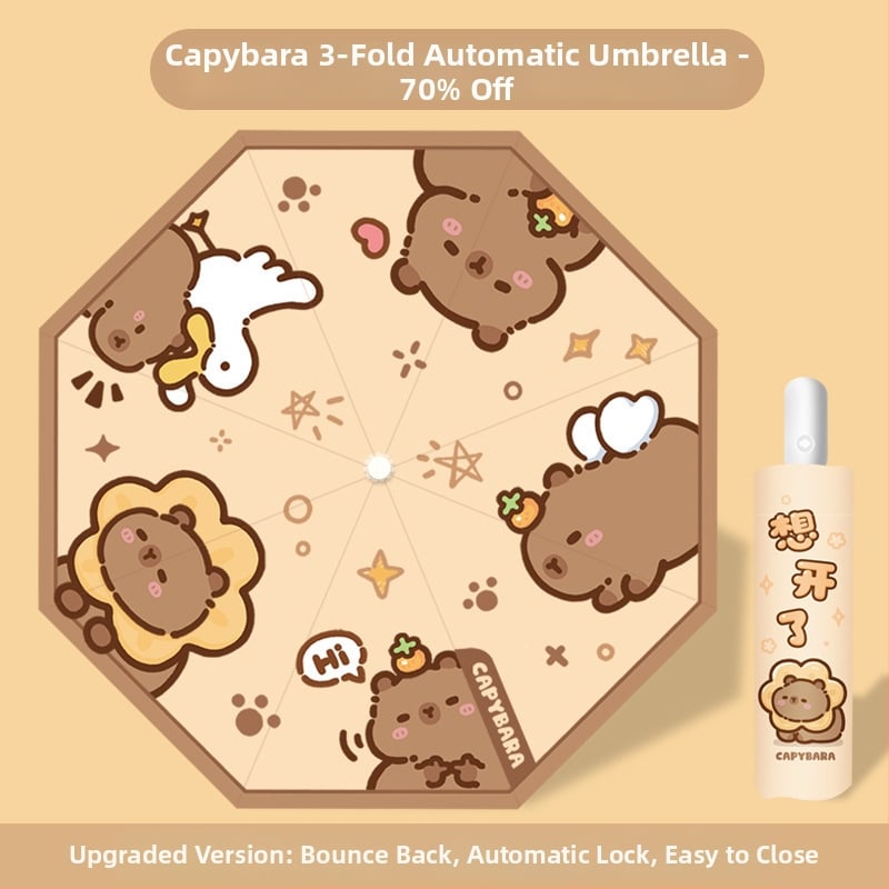 Πτυσσόμενη παιδική ομπρέλα με σχέδιο Panda, χειροκίνητο άνοιγμα/κλείσιμο, σκελετός 12 ραβδων, λαβή αλουμινίου