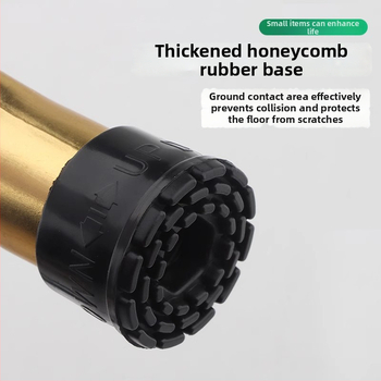 Pozicionér dverí zo zliatiny zinku s ručným pružinovým pedálom, gumový horný obmedzovač, montovaný na dverách, leštený a elektrolyticky potiahnutý povrch