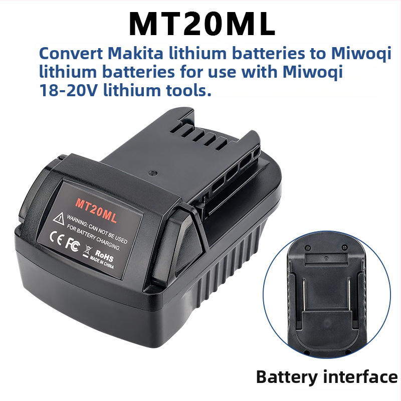 DM18M adaptér pre batériu Dewei 18-20V do Makita náradia, konvertor 5V 2.1A