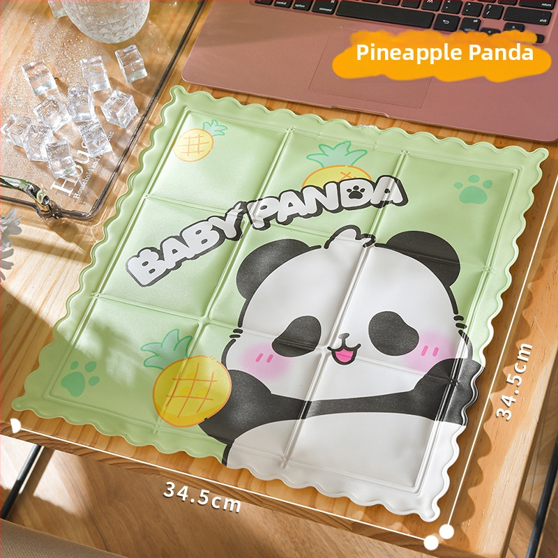 Chladiaca podložka z PVC s vodnou náplňou, karikatúrny štýl, 0,6 kg, na prevenciu úpal a chladenie