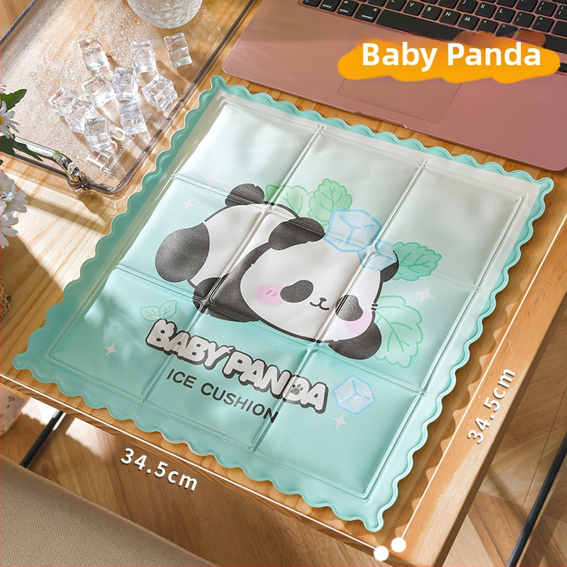 Chladiaca podložka z PVC s vodnou náplňou, karikatúrny štýl, 0,6 kg, na prevenciu úpal a chladenie