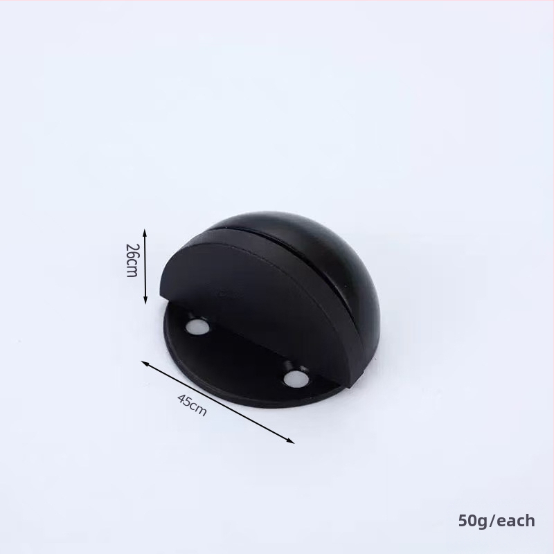 Nerezový doraz na dvere s hlavou korytnačky, namontovaný na podlahe, proti kolíziám, tichý chod, elektroplatovaný povrch