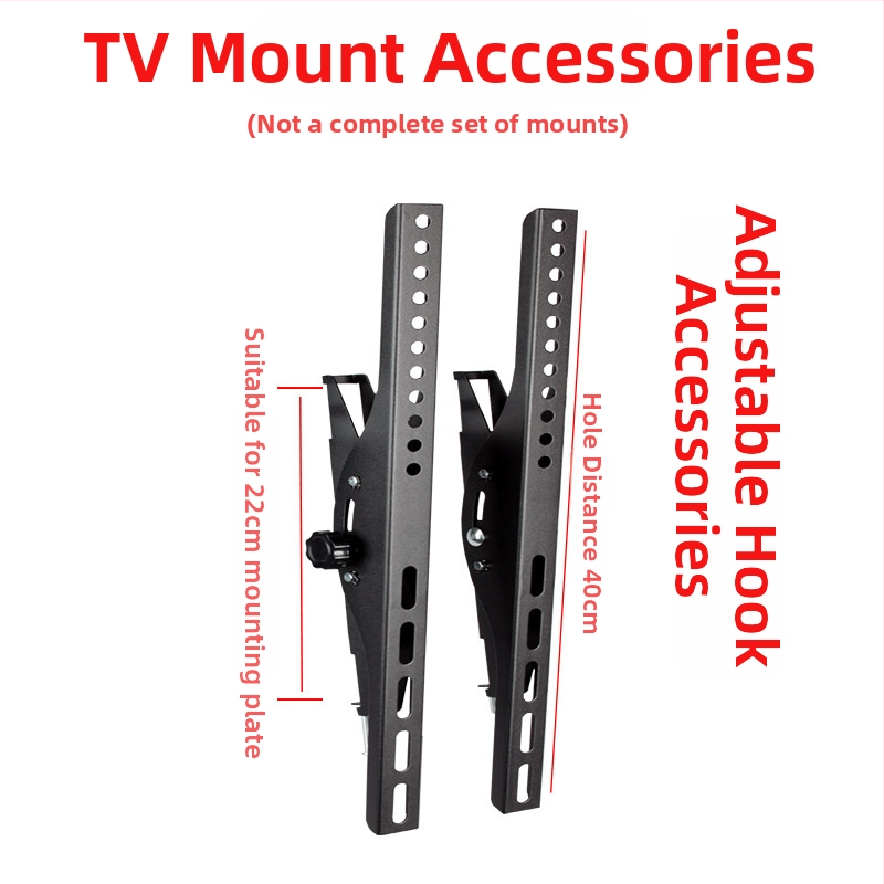 TV falis tartozék — kampólemez, teherbírás 11–15 kg, vasból készült konzol, falra szerelhető, mechanikus működtetés