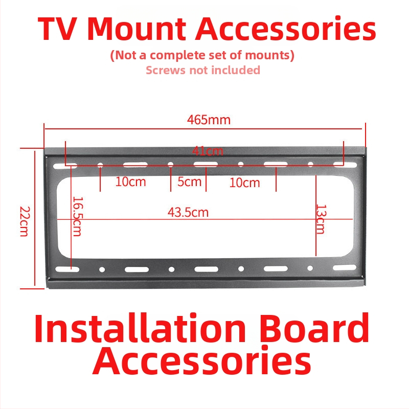 TV falis tartozék — kampólemez, teherbírás 11–15 kg, vasból készült konzol, falra szerelhető, mechanikus működtetés