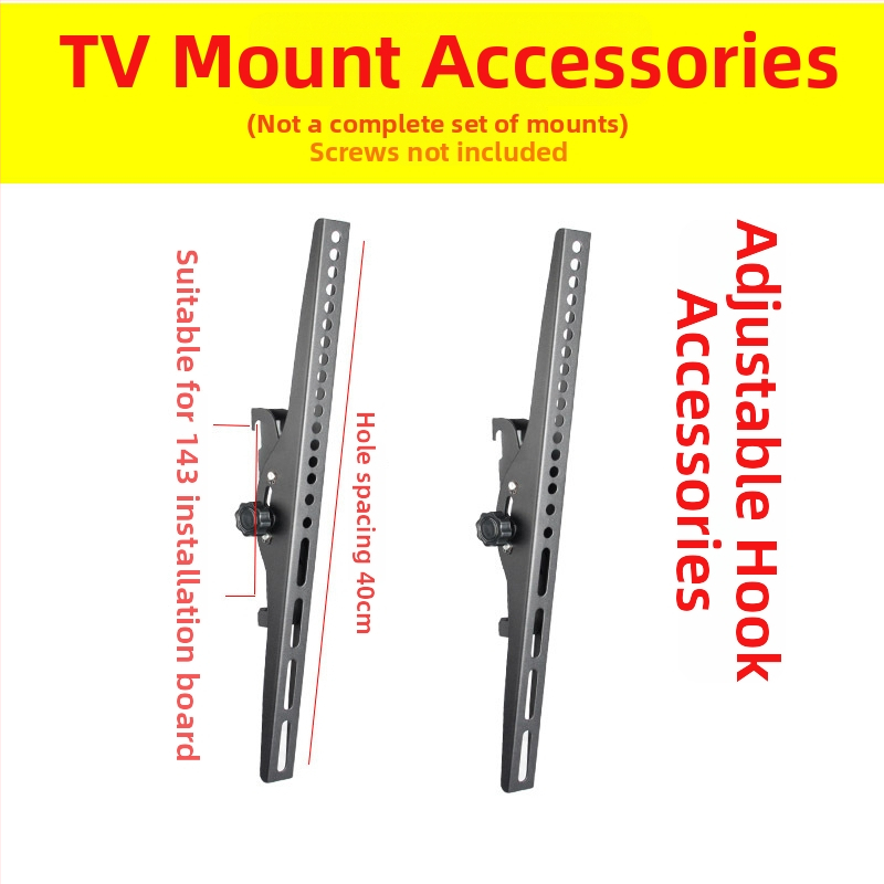 TV falis tartozék — kampólemez, teherbírás 11–15 kg, vasból készült konzol, falra szerelhető, mechanikus működtetés