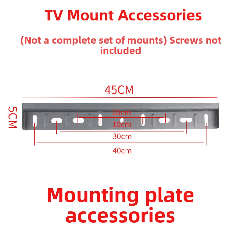 TV falis tartozék — kampólemez, teherbírás 11–15 kg, vasból készült konzol, falra szerelhető, mechanikus működtetés