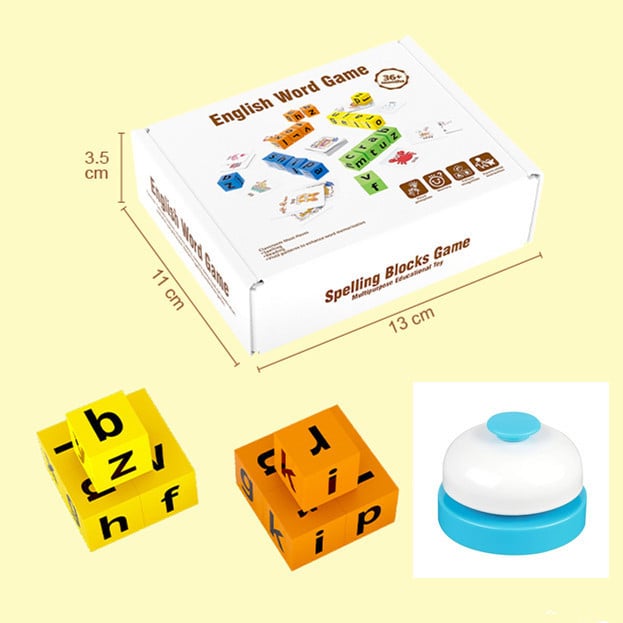 Edukativna stolna igra: spajanje slova engleske abecede za djecu od 3 do 6 godina, interaktivno učenje roditelj-dijete