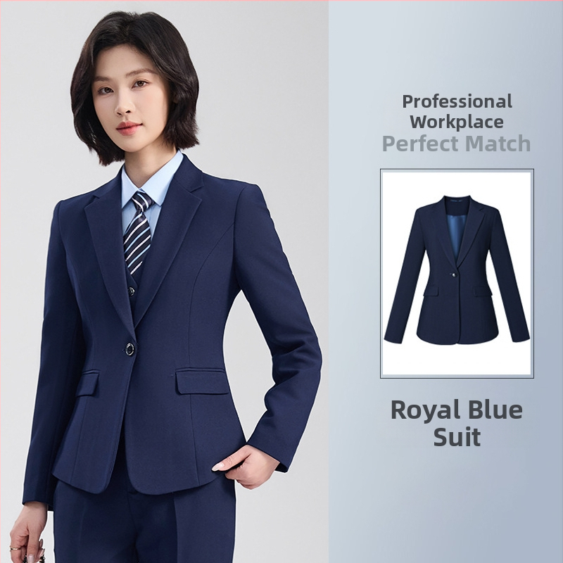 Unisex set vesta a saka, obchodný formálny štýl, jednoradový s dvomi gombíkmi, voľný strih, polyester 70,4%