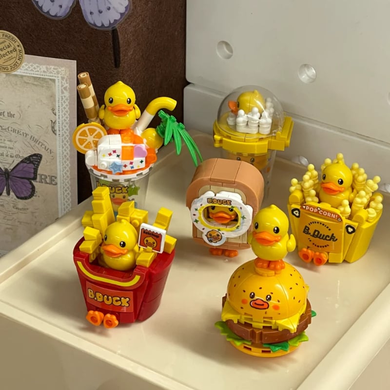 LEGO-kompatibil műanyag építőelemes készlet – Doraemon téma, 400–800 darab, akkumulátoros asztali dekoráció, DIY készlet 7–14 éveseknek