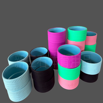 Силиконово йога колело за извиване на гърба, йога колело за разтягане, фитнес аксесоар, марка Changsha New Three Stone Sports Goods