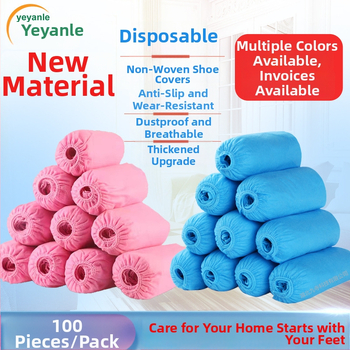 Κάλυμμα παπουτσιών μίας χρήσης από μη υφασμένη ύλη, πυκνωμένο – προστασία από σκόνη, αδιάβροχο, προστασία από λάσπες, ανθεκτικό στη φθορά και αντιολισθητικό, 3 γρ. πάχος