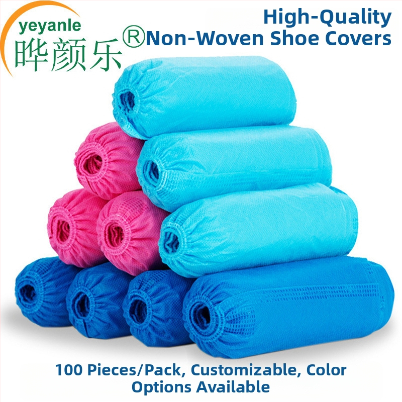 Κάλυμμα παπουτσιών μίας χρήσης από μη υφασμένη ύλη, πυκνωμένο – προστασία από σκόνη, αδιάβροχο, προστασία από λάσπες, ανθεκτικό στη φθορά και αντιολισθητικό, 3 γρ. πάχος