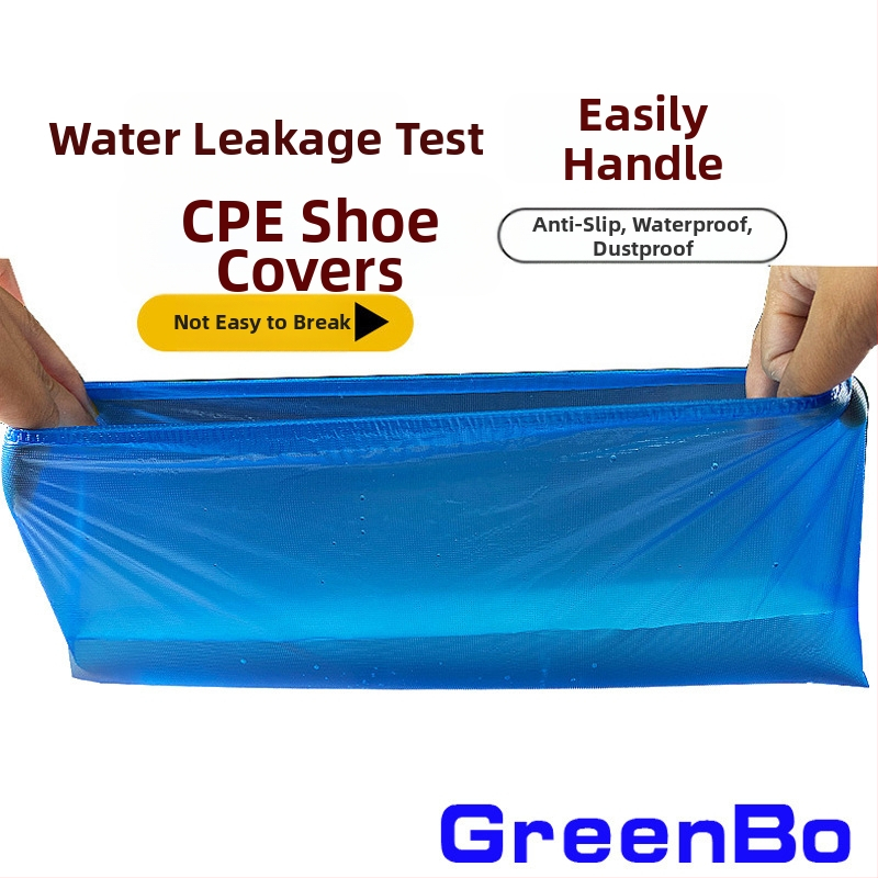 Κάλυμμα παπουτσιών μίας χρήσης από μη υφασμένη ύλη, πυκνωμένο – προστασία από σκόνη, αδιάβροχο, προστασία από λάσπες, ανθεκτικό στη φθορά και αντιολισθητικό, 3 γρ. πάχος