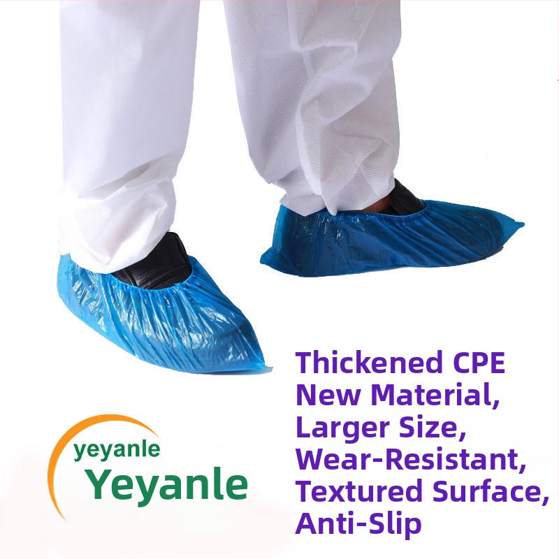 Κάλυμμα παπουτσιών μίας χρήσης από μη υφασμένη ύλη, πυκνωμένο – προστασία από σκόνη, αδιάβροχο, προστασία από λάσπες, ανθεκτικό στη φθορά και αντιολισθητικό, 3 γρ. πάχος