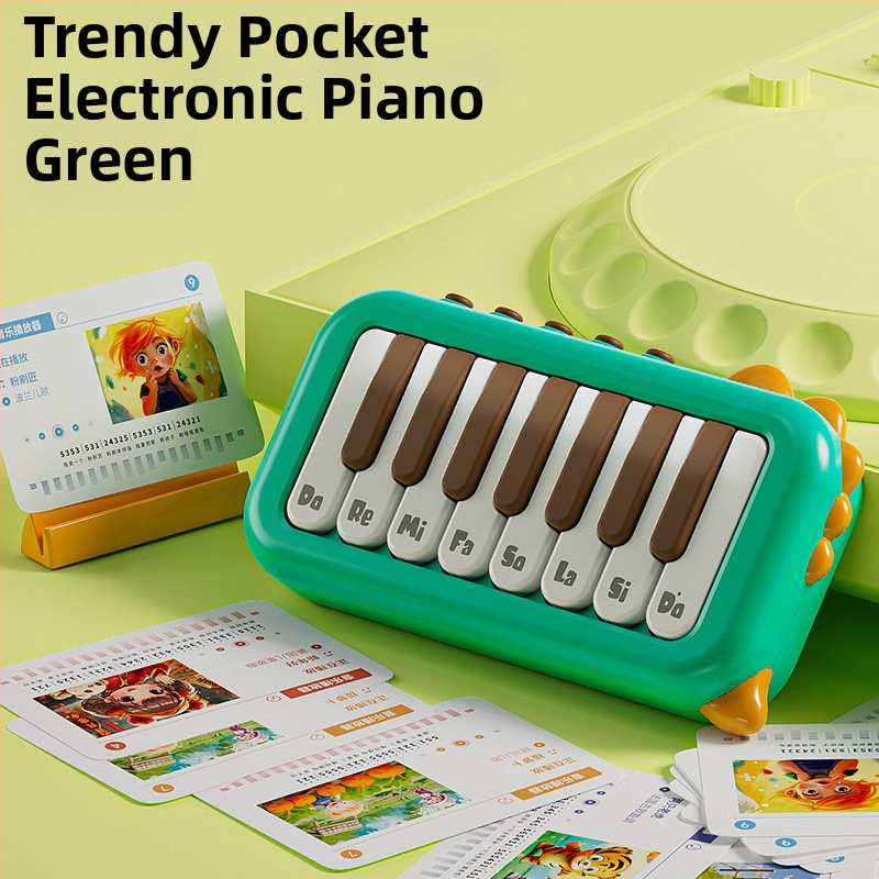 Detská vzdelávacia hudobná súprava hračiek — Rattle, Hand Drum, Harmonica, Horn; Plastové; Vek 0–3 rokov; 3C certifikácia 2023152202045944