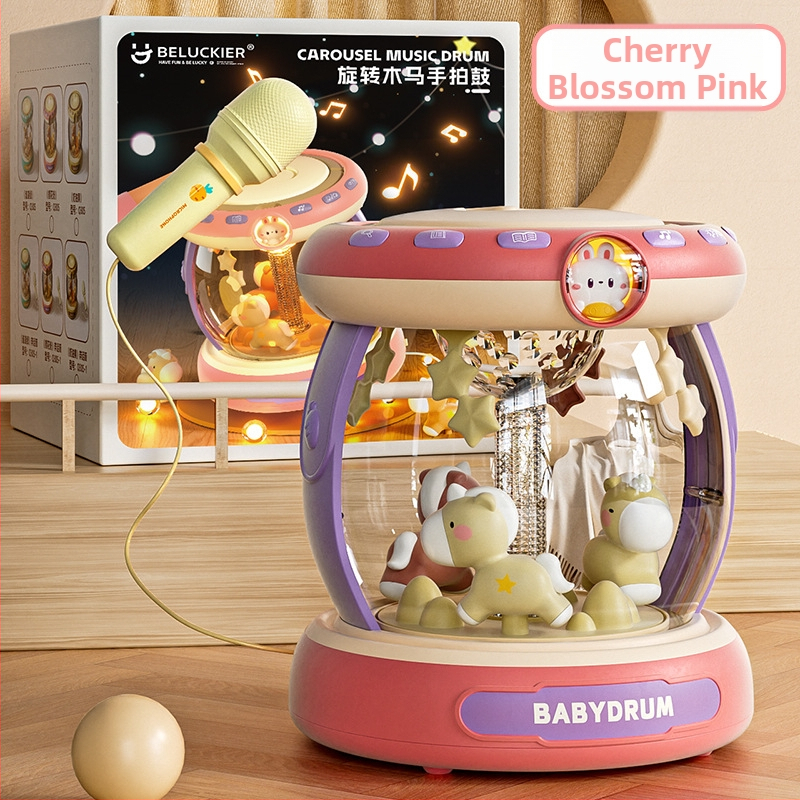 Detská vzdelávacia hudobná súprava hračiek — Rattle, Hand Drum, Harmonica, Horn; Plastové; Vek 0–3 rokov; 3C certifikácia 2023152202045944