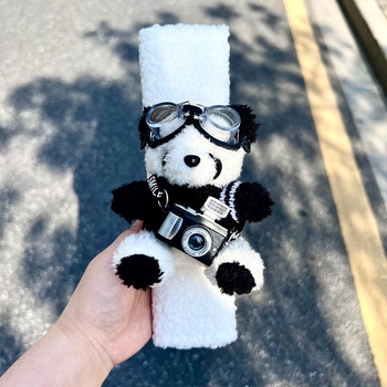 Jastučić za remen sigurnosti automobila s crtić pandom – sladak dizajn pandi, universalno za sve sezone, 0,3 kg, artikl AL980330289527, marka Other