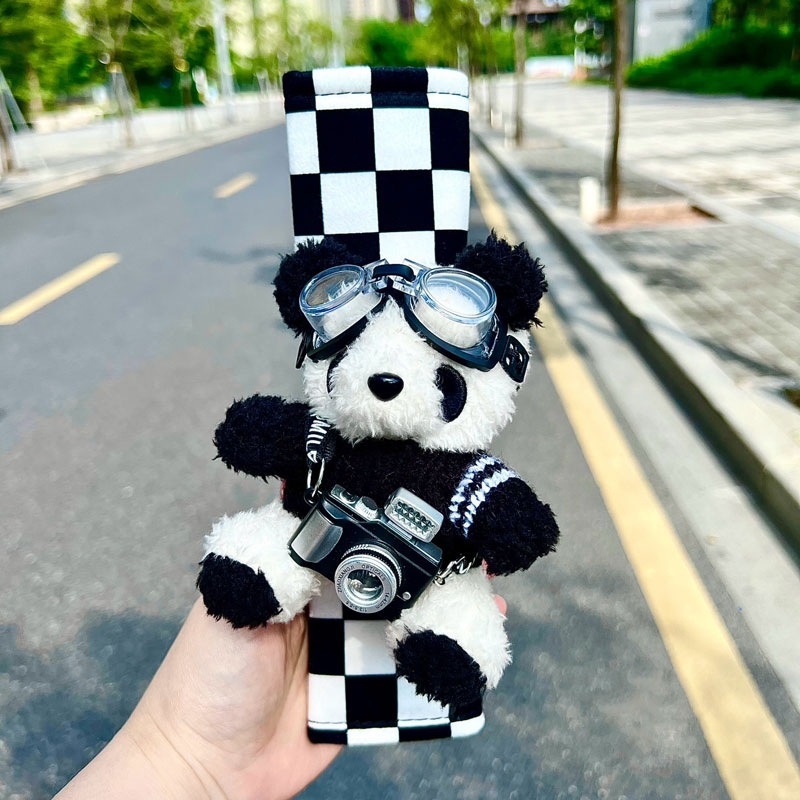 Jastučić za remen sigurnosti automobila s crtić pandom – sladak dizajn pandi, universalno za sve sezone, 0,3 kg, artikl AL980330289527, marka Other