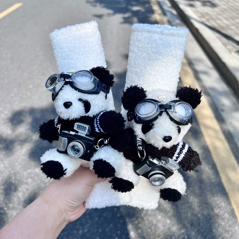 Jastučić za remen sigurnosti automobila s crtić pandom – sladak dizajn pandi, universalno za sve sezone, 0,3 kg, artikl AL980330289527, marka Other