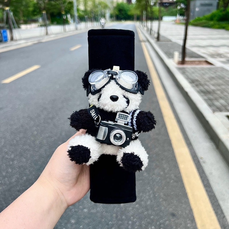 Jastučić za remen sigurnosti automobila s crtić pandom – sladak dizajn pandi, universalno za sve sezone, 0,3 kg, artikl AL980330289527, marka Other