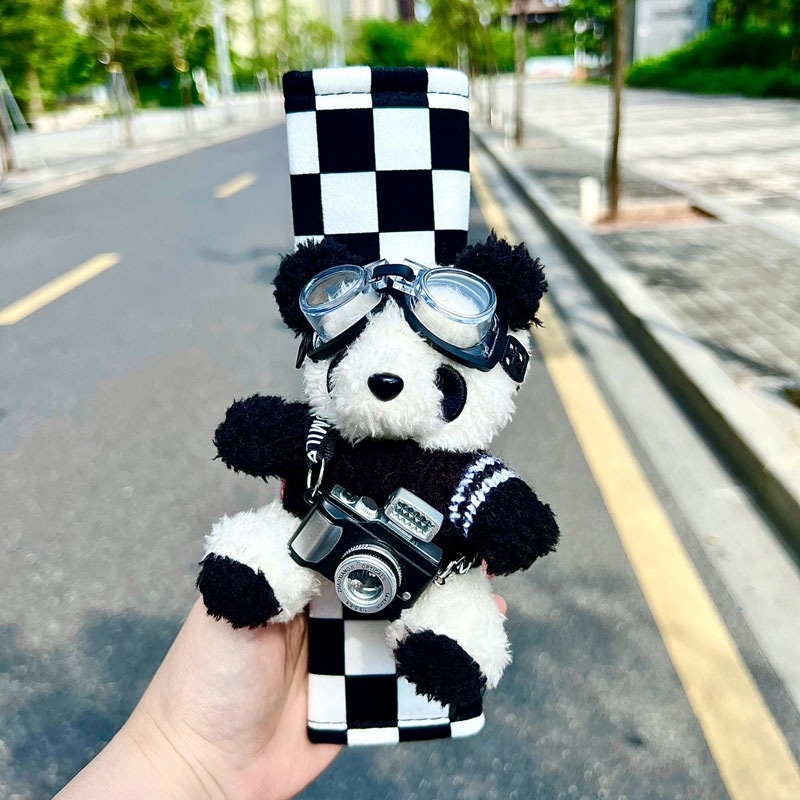 Jastučić za remen sigurnosti automobila s crtić pandom – sladak dizajn pandi, universalno za sve sezone, 0,3 kg, artikl AL980330289527, marka Other