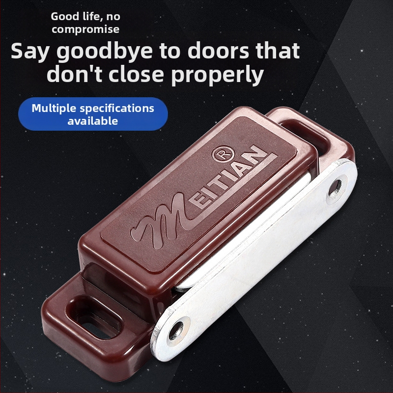 Magnetski zatvarač vrata ormarića i kupaonice – model 351, plast, automatsko upravljanje, moderan minimalistički stil