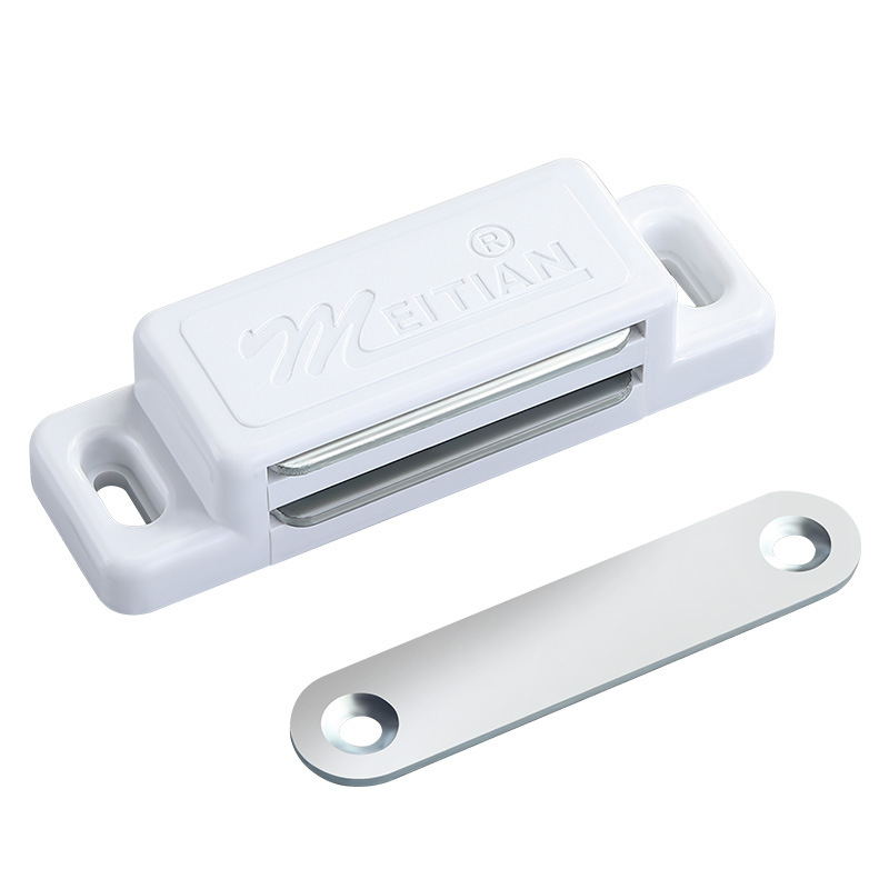 Magnetski zatvarač vrata ormarića i kupaonice – model 351, plast, automatsko upravljanje, moderan minimalistički stil