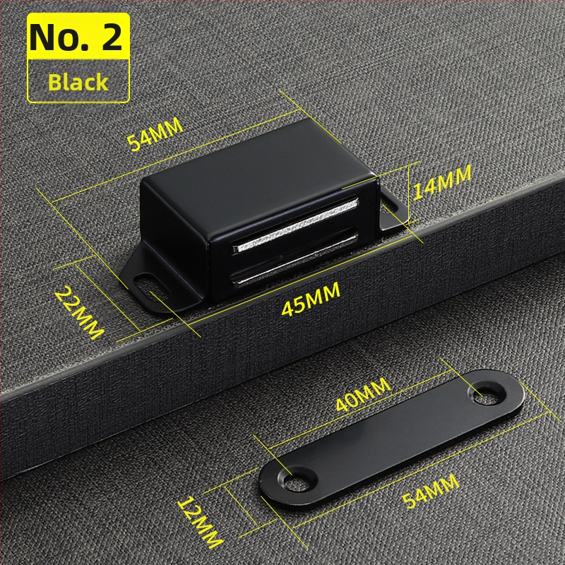 Magnetski zatvarač vrata ormarića i kupaonice – model 351, plast, automatsko upravljanje, moderan minimalistički stil