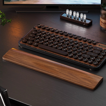 Masivna drvena podrška za zglob tipkovnice, model drveni pladanj, materijal: ebony, vodootporna, protuklizna, otporna na habanje.