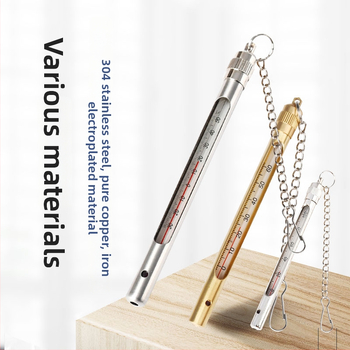 Rudarski termometar s bakrenom i nehrđajućim čeličnim kućištem za mjerenje vodene temperature (Materijal: Drugi; Porijeklo: Drugo; Nije uvoz; Kategorija: Druga; Funkcija: Druga)