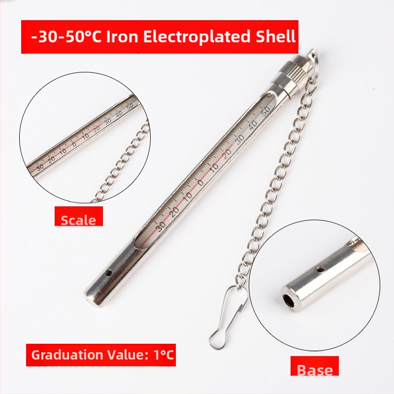 Rudarski termometar s bakrenom i nehrđajućim čeličnim kućištem za mjerenje vodene temperature (Materijal: Drugi; Porijeklo: Drugo; Nije uvoz; Kategorija: Druga; Funkcija: Druga)