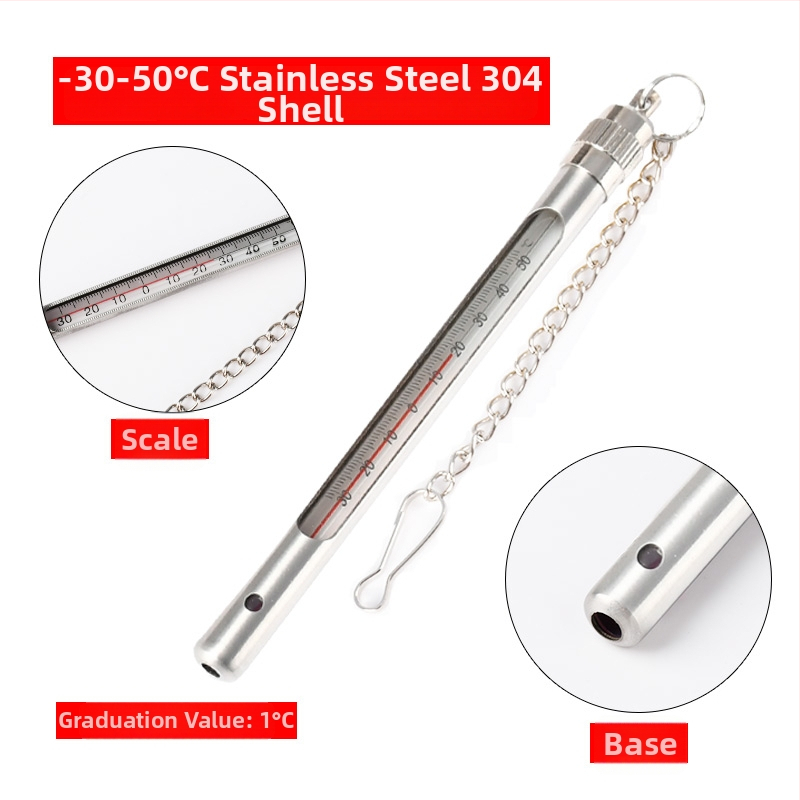 Rudarski termometar s bakrenom i nehrđajućim čeličnim kućištem za mjerenje vodene temperature (Materijal: Drugi; Porijeklo: Drugo; Nije uvoz; Kategorija: Druga; Funkcija: Druga)