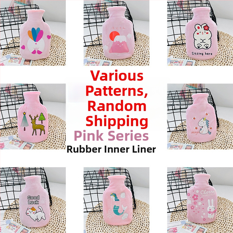 Taška na horúcu vodu s injekciou vody – Karikatúrny kozmonaut, guma, do ruky, 270 g, dvojité využitie teplo/studené