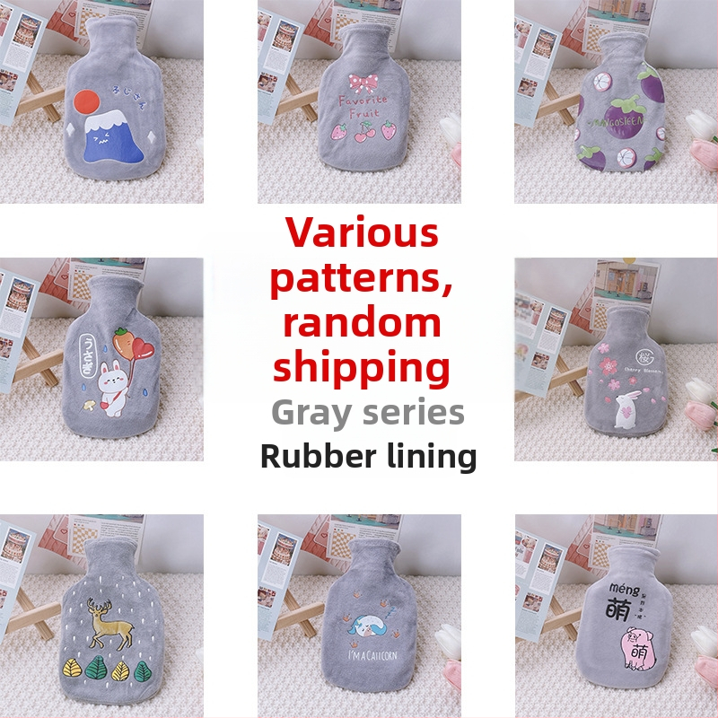 Taška na horúcu vodu s injekciou vody – Karikatúrny kozmonaut, guma, do ruky, 270 g, dvojité využitie teplo/studené