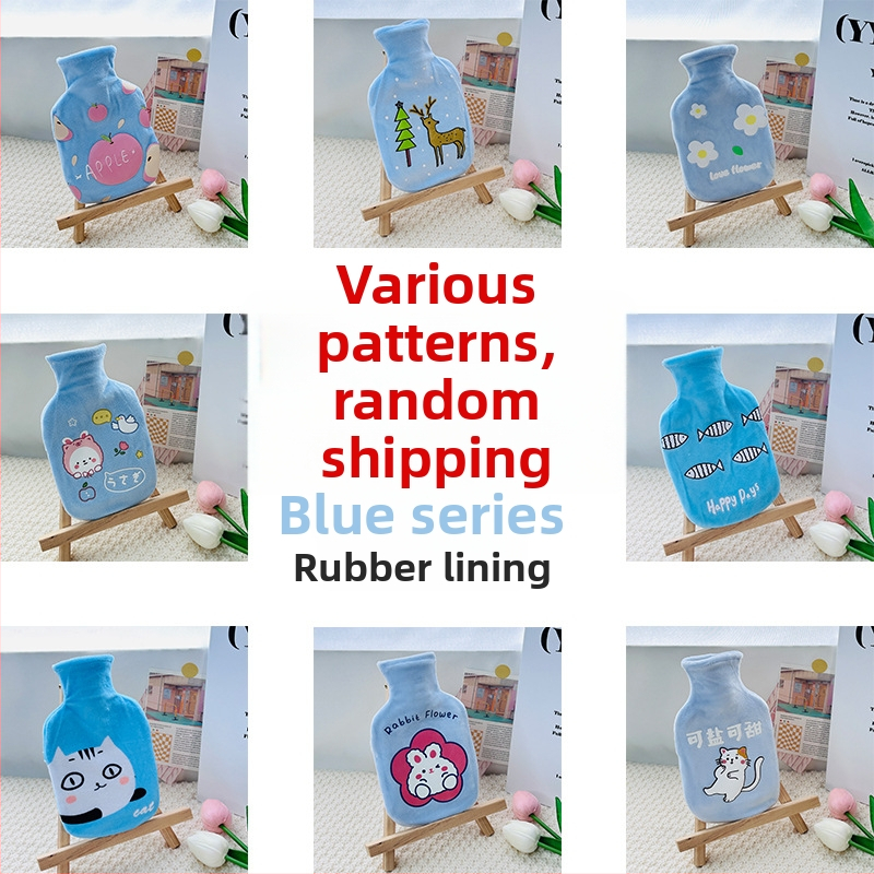 Taška na horúcu vodu s injekciou vody – Karikatúrny kozmonaut, guma, do ruky, 270 g, dvojité využitie teplo/studené