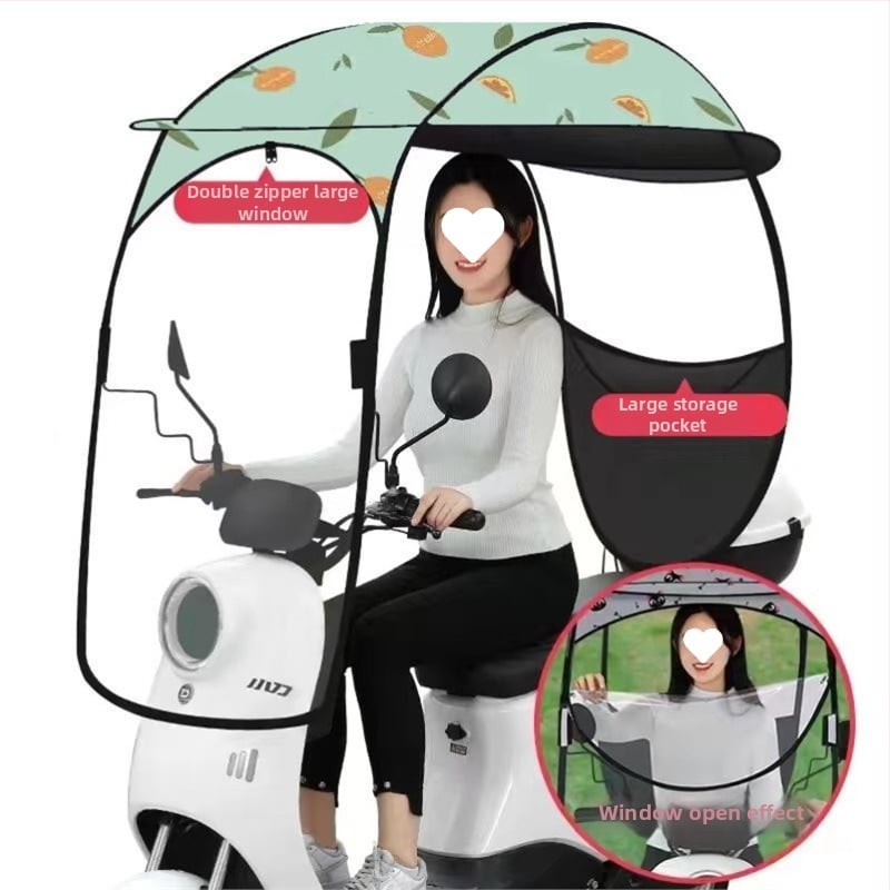 Ομπρέλα ήλίου για ηλεκτρικό αυτοκίνητο, αποσπώμενη και βολική, μορφή φιάλης κρασιού, ενισχυμένος σχεδιασμός, UV Pa+++ προστασία