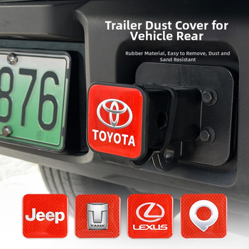 Capac pentru cârligul de remorcare, capac protectiv pentru port pătrat, din oțel inoxidabil 304, rezistent la zgârieturi și uzură, pentru vehicule off-road