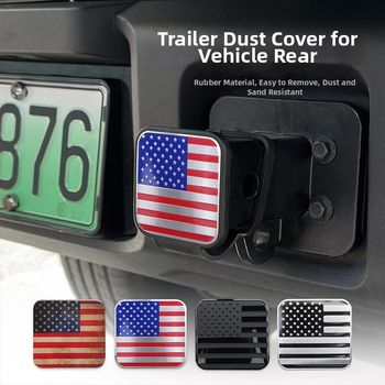 Capac pentru cârligul de remorcare, capac protectiv pentru port pătrat, din oțel inoxidabil 304, rezistent la zgârieturi și uzură, pentru vehicule off-road